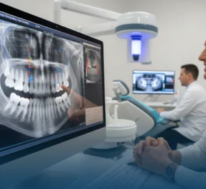 צילום סיטי של לקוח שהגיע למכון הדמיה לאבחנה דינטלית לפני טיפול שיניים מורכב